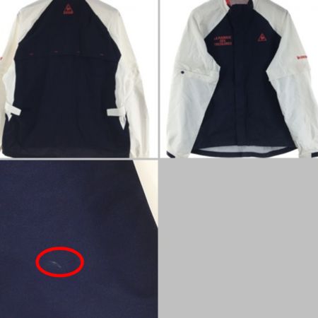  le coq golf ルコックゴルフ メンズ  RAIN FORCER LIGHT Mサイズ QGMNJH00W ネイビー×レッド