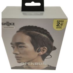 ▼▼ OpenRun SHOKZ ワイヤレス ヘッドフォン Bluetooth5.1  骨伝導 S803 ブラック Sランク