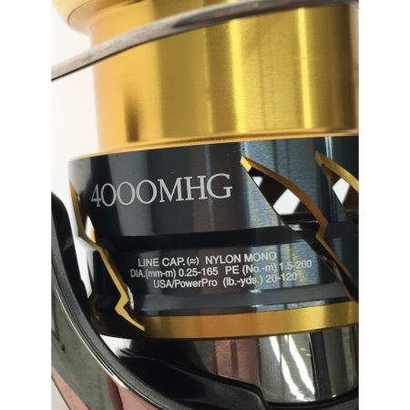  SHIMANO シマノ スピニングリール 04146 / 20 ﾂｲﾝﾊﾟﾜｰ 4000MHG ブラック x ゴールド
