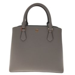▼▼ TORY BURCH トリーバーチ ロビンソン トートバッグ 566000619 ライトグレー Aランク