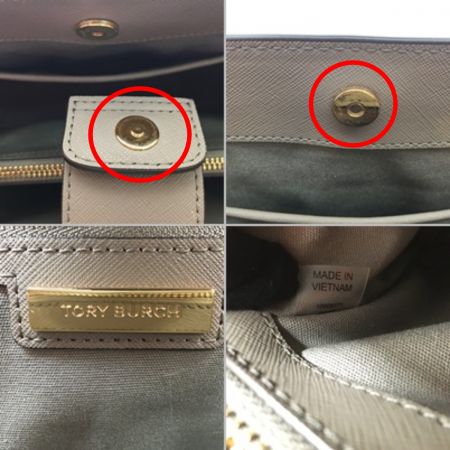  TORY BURCH トリーバーチ ロビンソン トートバッグ 566000619 ライトグレー