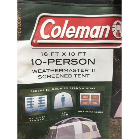  Coleman コールマン WeatherMaster テント 10PERSON 16ft×10ft  WeatherMaster