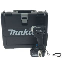 ▼▼ MAKITA マキタ 18V 充電式インパクトドライバ バッテリー・充電器・ケース付属 TD172DRGX ブラック Aランク