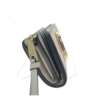  MARC JACOBS マークジェイコブス 二つ折り財布 スナップショット M0013356 グリーン×ベージュ
