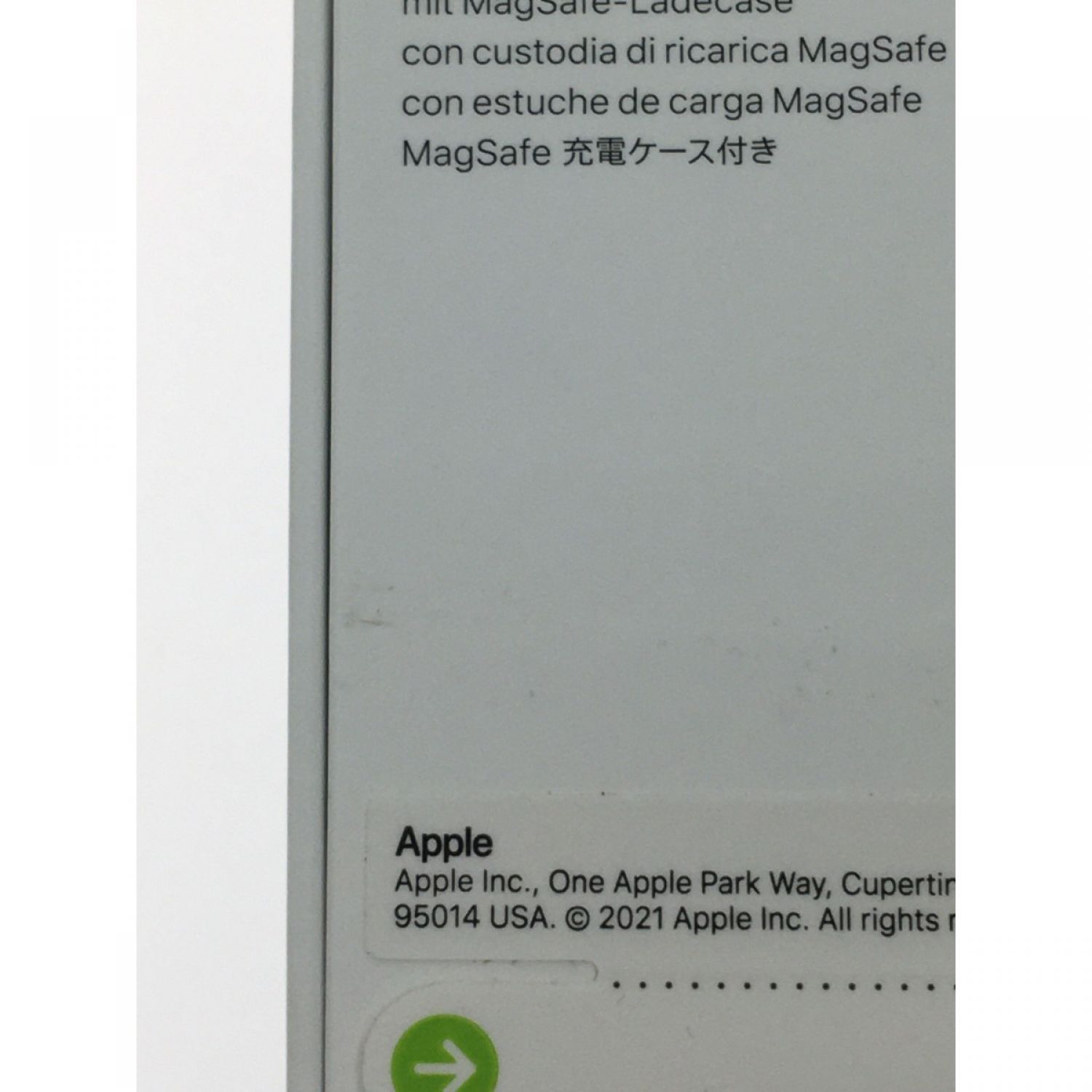 中古】 Apple アップル AirPods エアポッズ 第3世代 ワイヤレス