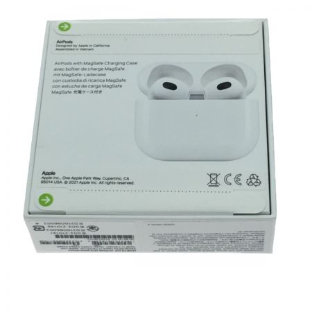  Apple アップル AirPods エアポッズ 第3世代 ワイヤレスイヤホン 未開封品 MME73J/A