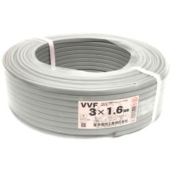 ▼▼  富士電線工業 VVFケーブル 3ｘ1.6ｍｍ 未使用品 Nランク