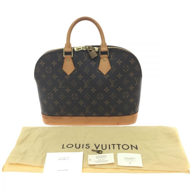 中古】 LOUIS VUITTON ルイヴィトン レディースハンドバッグ モノグラム アルマ M51130｜総合リサイクルショップ  なんでもリサイクルビッグバン オンラインストア