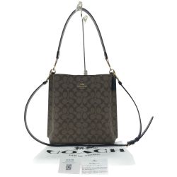 ▼▼ COACH コーチ レディース シグネチャー モリーバケット CA561 ブラウン Bランク