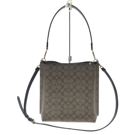  COACH コーチ レディース シグネチャー モリーバケット CA561 ブラウン