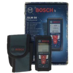▼▼ BOSCH ボッシュ レーザー距離計  GLM50 ブルー x ブラック Bランク