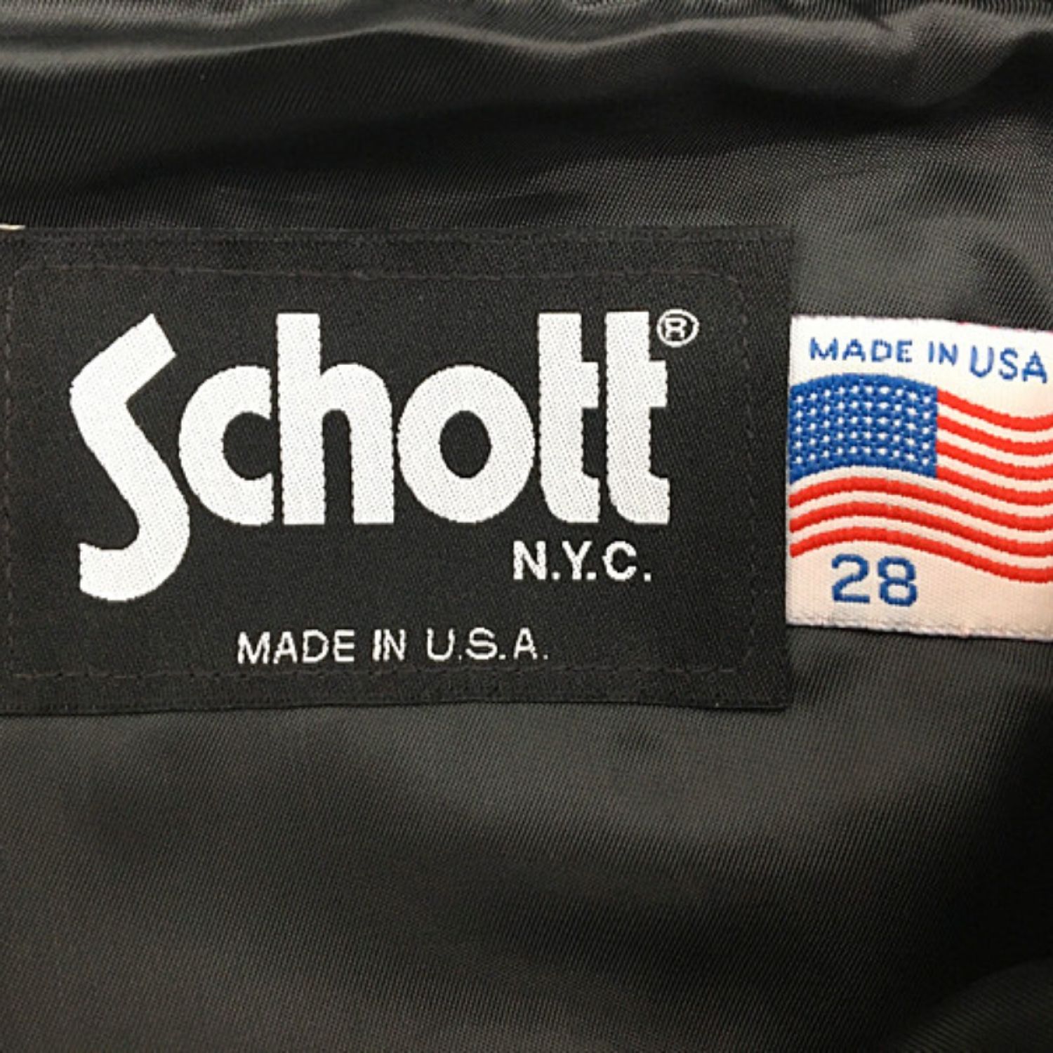 中古】 Schott ショット レザーパンツ ブラック Bランク｜総合