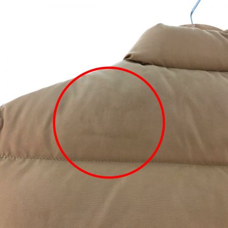  CUSHMAN リバーシブルダウンベスト ブラウン×ベージュ