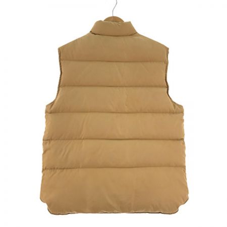  CUSHMAN リバーシブルダウンベスト ブラウン×ベージュ