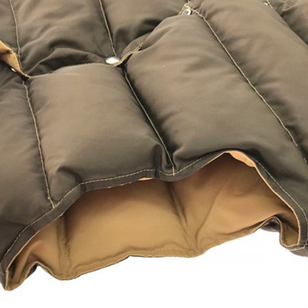  CUSHMAN リバーシブルダウンベスト ブラウン×ベージュ