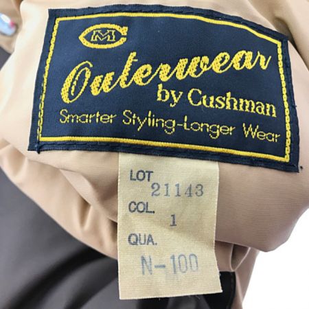  CUSHMAN リバーシブルダウンベスト ブラウン×ベージュ