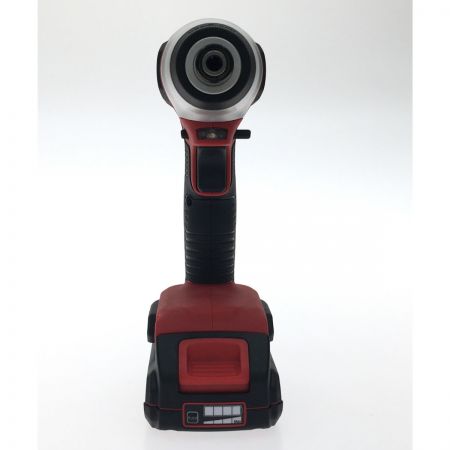  UBERMANN インパクトドライバ ケース・バッテリー・充電器付属 UB18VIDBL15BPCG レッド×ブラック