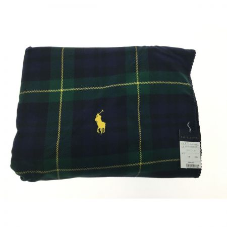 【中古】 RALPH LAUREN ラルフローレン ブランケット タオル