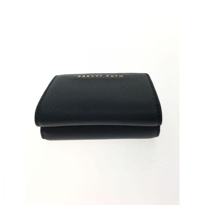 MARC JACOBS マークジェイコブス 三つ折り財布 コンパクトウォレット ブラック｜中古｜なんでもリサイクルビッグバン