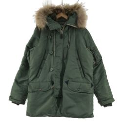 ▼▼ AVIREX アビレックス アヴィレックス N-3B フライトジャケット 6152145  カーキ Bランク