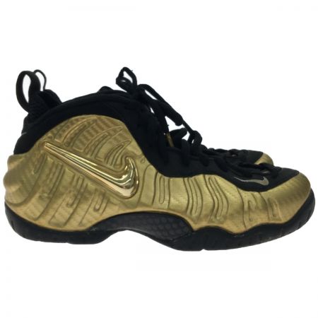  NIKE ナイキ エアフォームポジット プロ ハイカットスニーカー  624041-701 ブラック×ゴールド