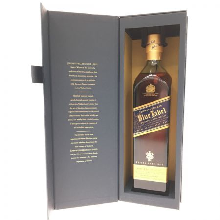  Johnnie Walker ジョニーウォーカー スコッチウイスキー ブルーラベル 750ml 箱付 未開栓