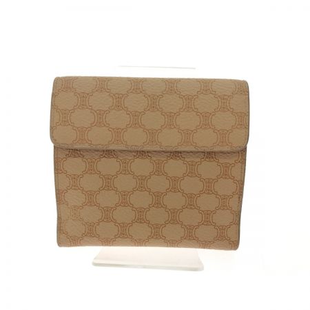  CELINE セリーヌ レディース 二つ折り財布 オールドセリーヌ レア マカダム ベージュ