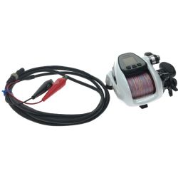 ▼▼ SHIMANO シマノ 電動リール PLAYS3000 13プレイズ ハーネス付属 03153 ホワイト x ブラック Bランク