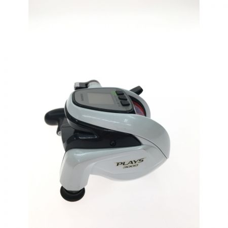  SHIMANO シマノ 電動リール PLAYS3000 13プレイズ ハーネス付属 03153 ホワイト x ブラック