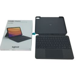 ▼▼ iPad 第4世代対応 ロジクール Logicool 着脱式キーボード COMBO TOUCH iK1095GRA グレー Aランク