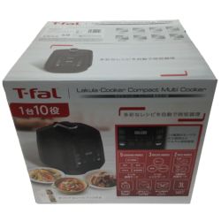 ▼▼ T-fal ティファール 2020年製 ラクラ・クッカー コンパクト電気圧力鍋 CY3508JP ブラック Nランク