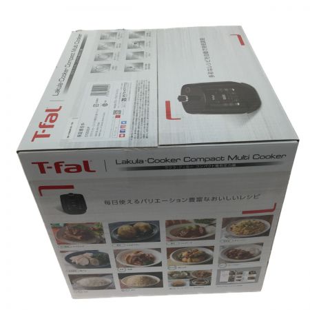  T-fal ティファール 2020年製 ラクラ・クッカー コンパクト電気圧力鍋 CY3508JP ブラック