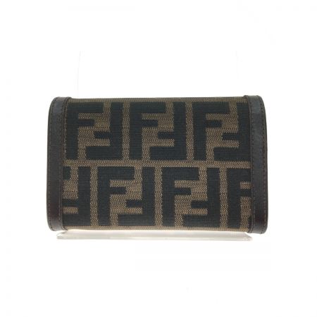  FENDI フェンディ レディース 二つ折り財布 ズッカ柄 2266.31052.099