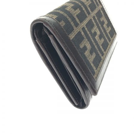  FENDI フェンディ レディース 二つ折り財布 ズッカ柄 2266.31052.099