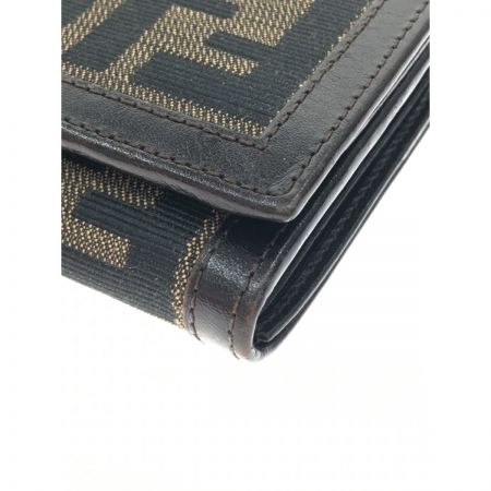  FENDI フェンディ レディース 二つ折り財布 ズッカ柄 2266.31052.099