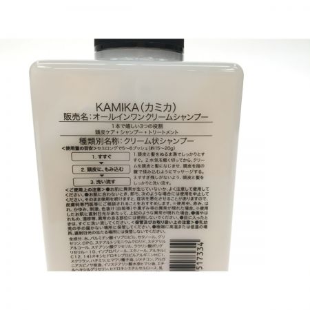  KAMIKA オールインクリームシャンプー 400g×3本セット