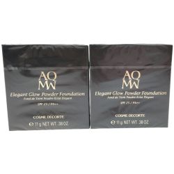 ▼▼  コスメデコルテ AQMW エレガントグロウ パウダーファンデーション レフィル 301 2個セット Nランク