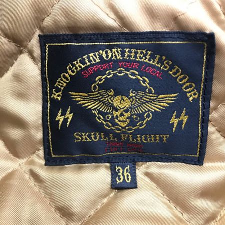  skull flight スカルフライト ジャケット ブラック