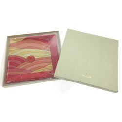 ▼▼ ROLEX ロレックス シルクスカーフ  オレンジ×イエロー×ピンク Aランク