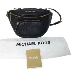 ▼▼ MICHAEL KORS マイケルコース レディース ボディバッグ ウエストバッグ  35F0GERN1L ブラック Bランク