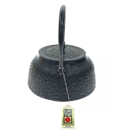   南部鉄器 鉄瓶 大徳寺型 桜