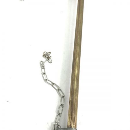   真鍮自在鉤・古民具 月に紅葉 開閉式 囲炉端  高さ90cm