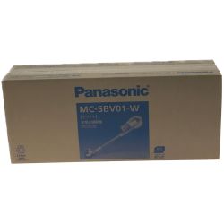 ▼▼ Panasonic パナソニック コードレススティッククリーナー サイクロン式 未開封品 MC-SBV01 ホワイト Nランク