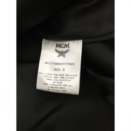  MCM エムシーエム メンズジャケット スタジャン サイズS~ MHJ7AMM41VY00S ネイビー