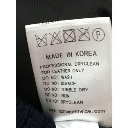  MCM エムシーエム メンズジャケット スタジャン サイズS~ MHJ7AMM41VY00S ネイビー