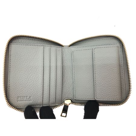  FURLA フルラ レディース 二つ折り財布 ラウンドファスナー ジップアラウンド PU32RZY グレー