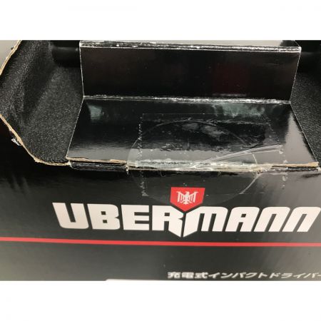  UBERMANN ウーバマン 18V 充電式インパクトドライバー 1.5Ahセット UB18VIDBL15BPCG ブラック