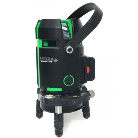  TAJIMA タジマ グリーンレーザー墨出し器 測量工具 受光器付属 GZAS-KJC ブラック×グリーン