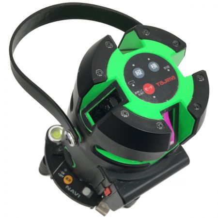  TAJIMA タジマ グリーンレーザー墨出し器 測量工具 受光器付属 GZAS-KJC ブラック×グリーン