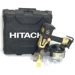 ▼▼ HITACHI 日立 エアツール 高圧ロールエア釘打ち 高圧90mm ケース付属 スマートノーズ搭載 NV90HR ゴールド Bランク